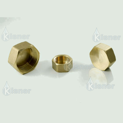 אביזרי צנרת פליז, כפה לצינור